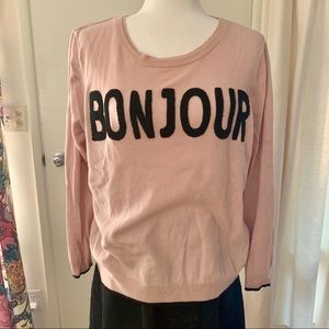 “Bonjour” Sweater